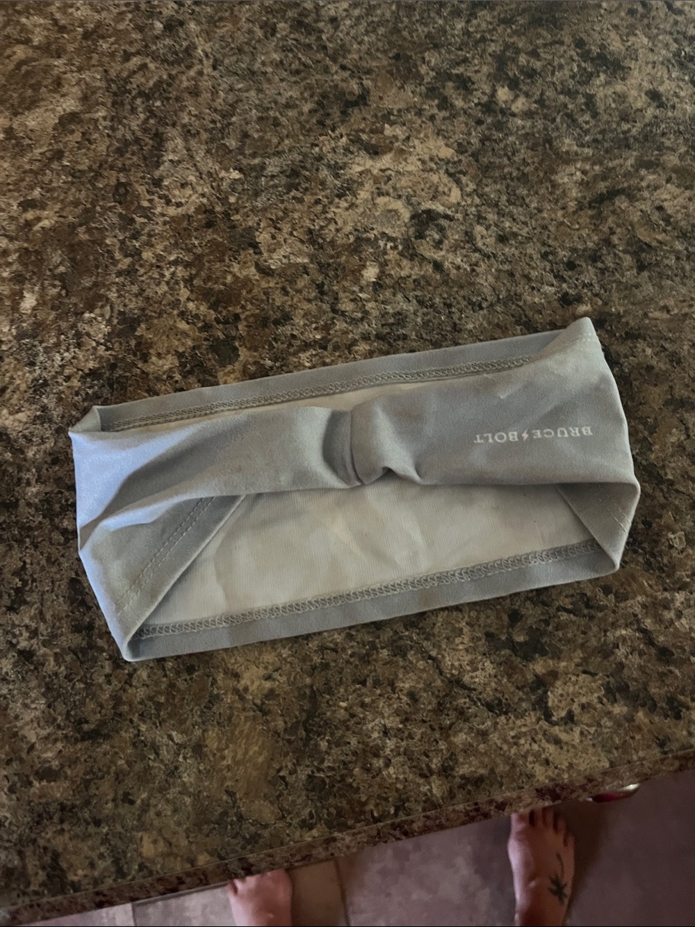 Gray Performance Headband
